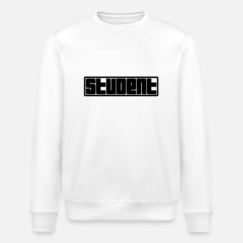 Logo de l’étudiant - Sweat bio ROLLER Stanley/Stella Unisexe - blanc