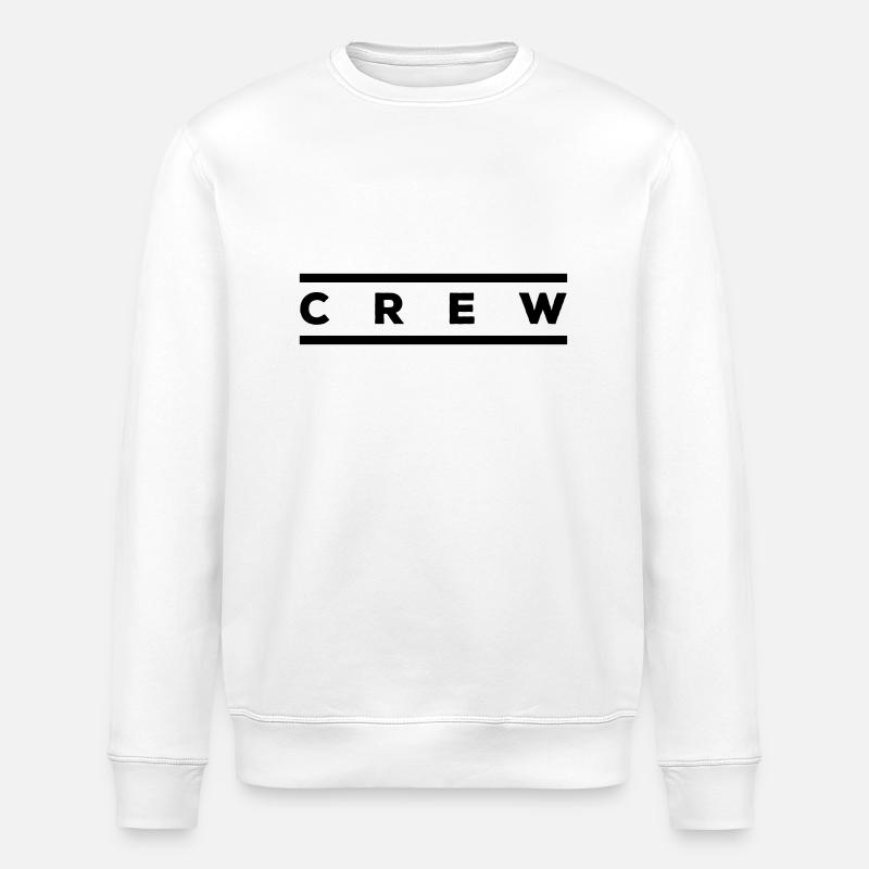 crew - Stanley/Stella ROLLER Unisex Organic Sweatshirt - white