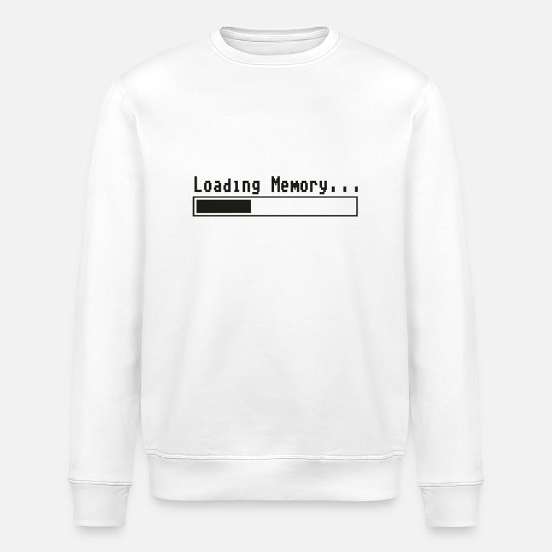 Loading Memory... - Stanley/Stella ROLLER Unisex Organic Sweatshirt - white