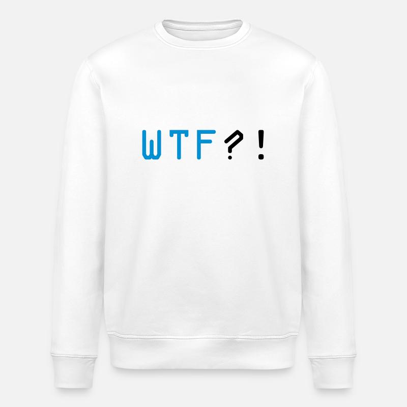 wtf - Stanley/Stella Unisex Bio-Sweatshirt ROLLER - Weiß