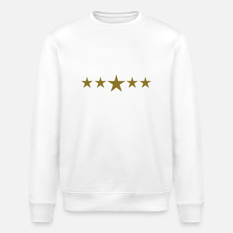 sterne - Stanley/Stella Unisex Bio-Sweatshirt ROLLER - Weiß