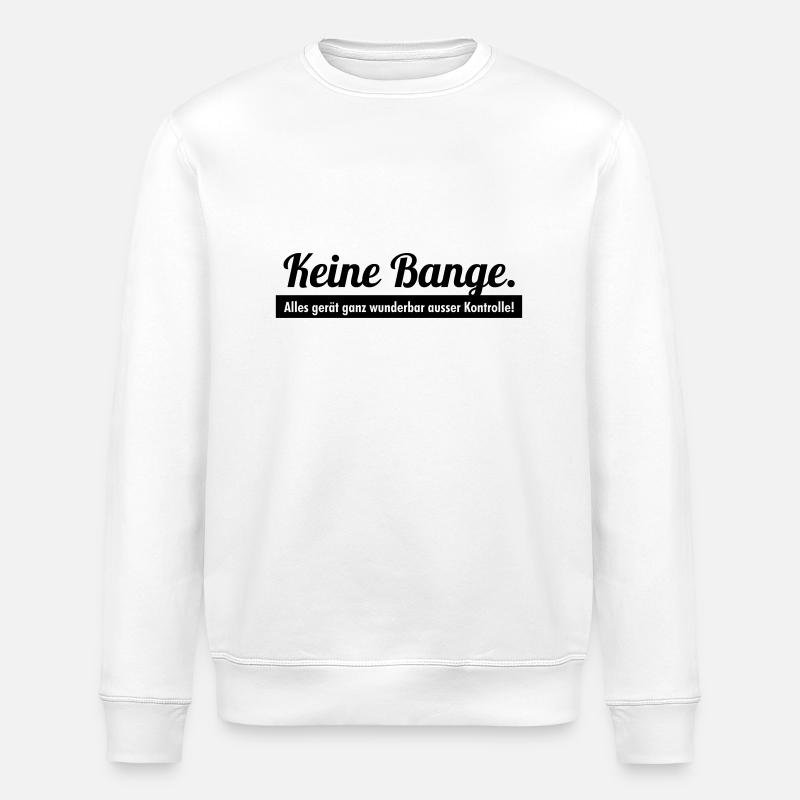 keineBange - Stanley/Stella Unisex Bio-Sweatshirt ROLLER - Weiß