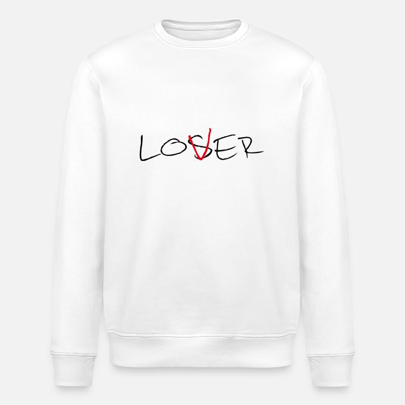 Perdant / amant - Sweat bio ROLLER Stanley/Stella Unisexe - blanc