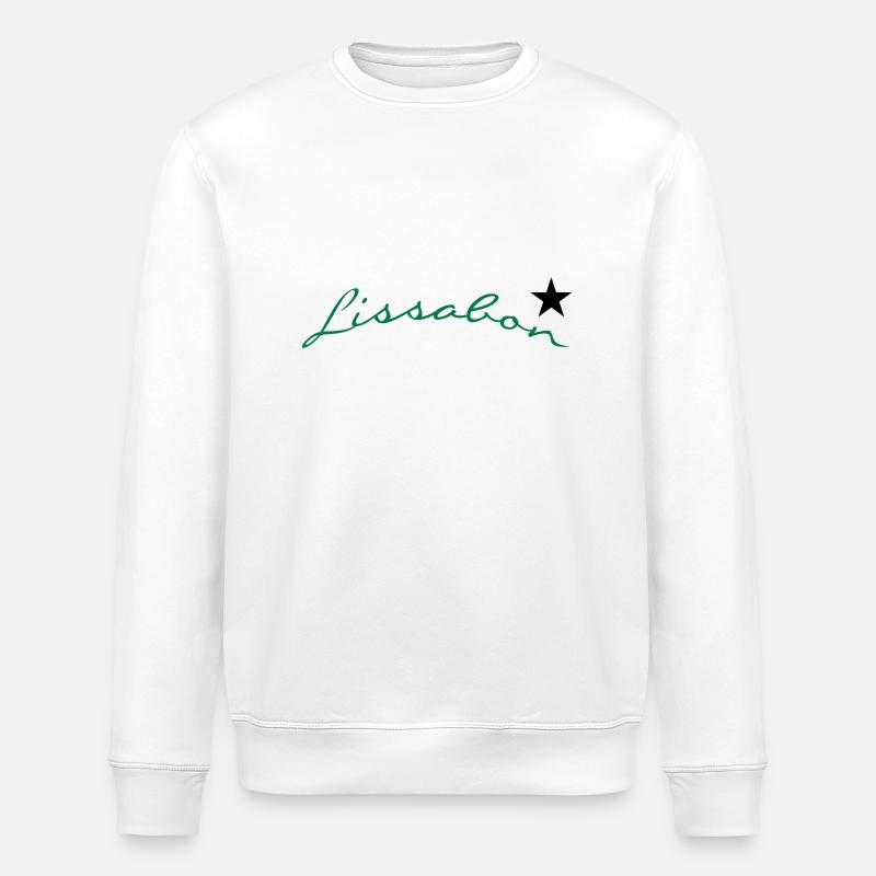 Lisbonne (2c) - Sweat bio ROLLER Stanley/Stella Unisexe - blanc