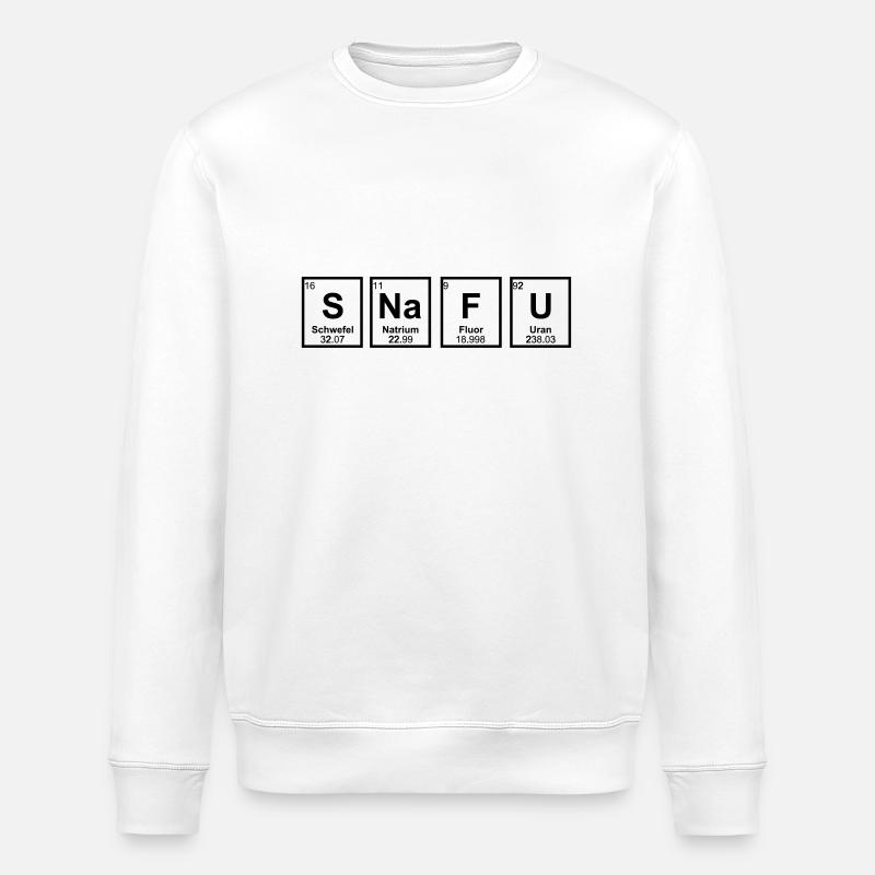 snafu - Stanley/Stella Unisex Bio-Sweatshirt ROLLER - Weiß
