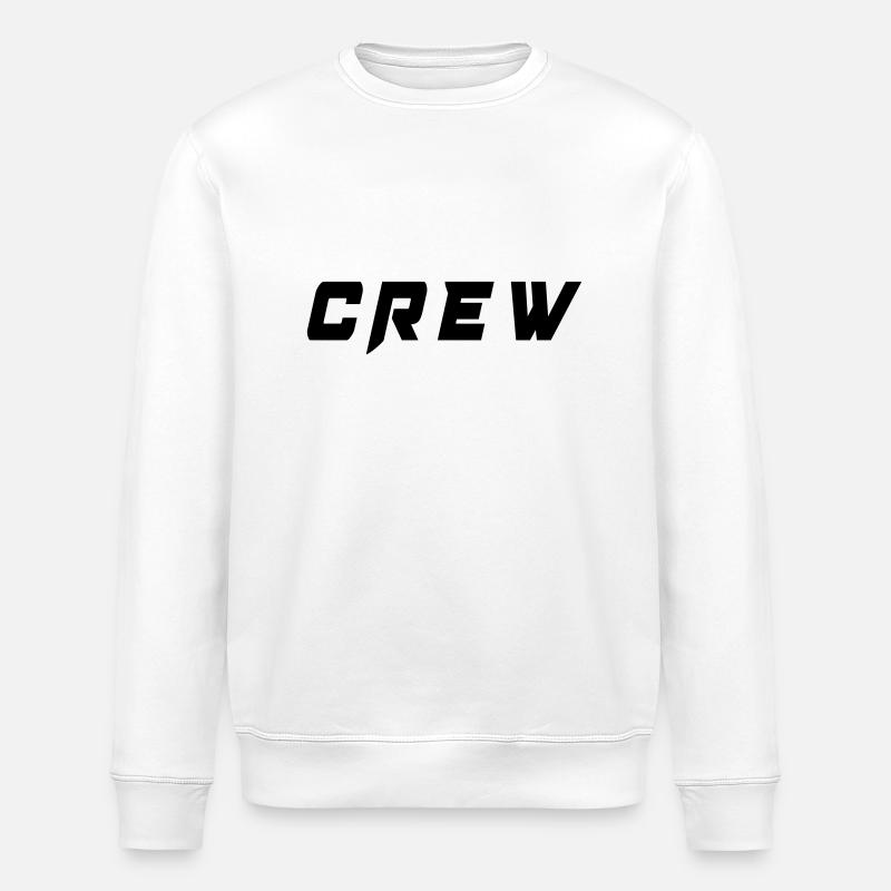 crew - Stanley/Stella ROLLER Unisex Organic Sweatshirt - white