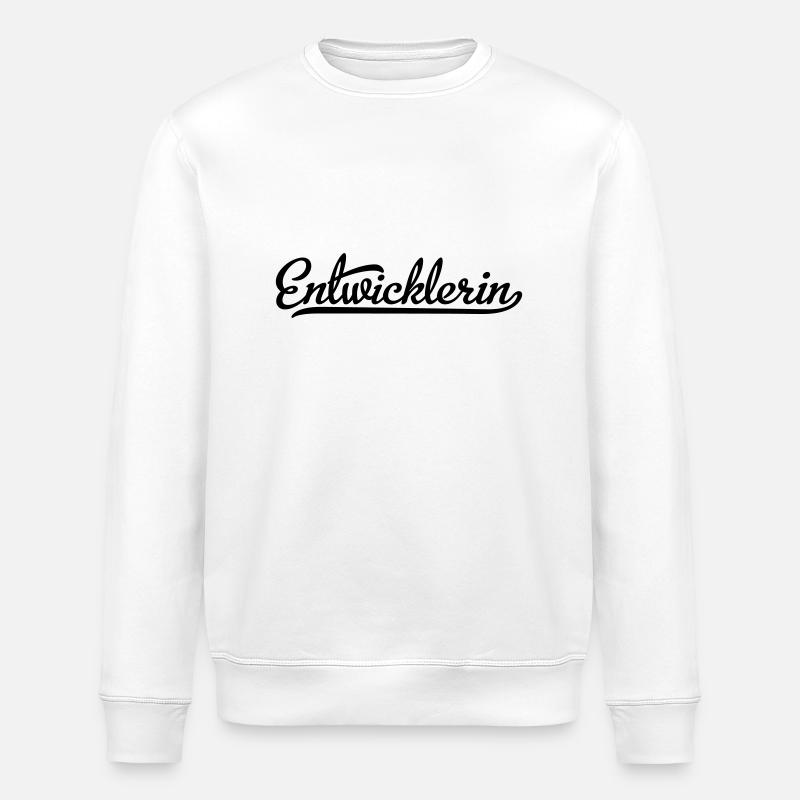 Entwicklerin - Stanley/Stella Unisex Bio-Sweatshirt ROLLER - Weiß