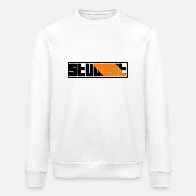 Student Logo - Stanley/Stella Unisex Bio-Sweatshirt ROLLER - Weiß