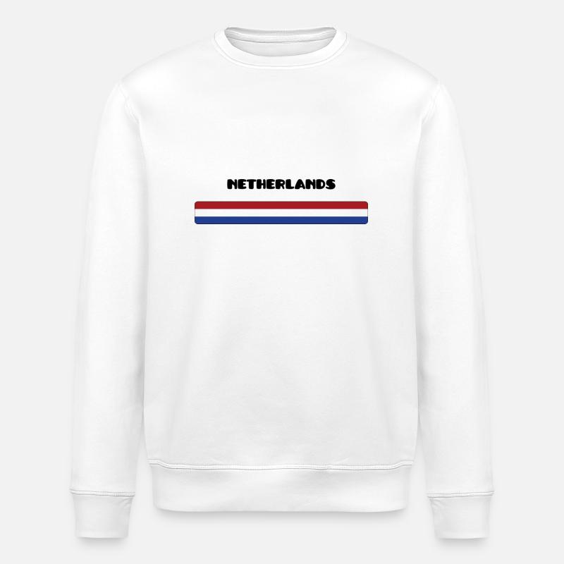Netherlands / Pays-Bas - Sweat bio ROLLER Stanley/Stella Unisexe - blanc