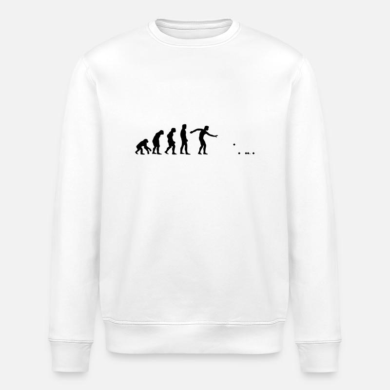 petanque - Sweat bio ROLLER Stanley/Stella Unisexe - blanc