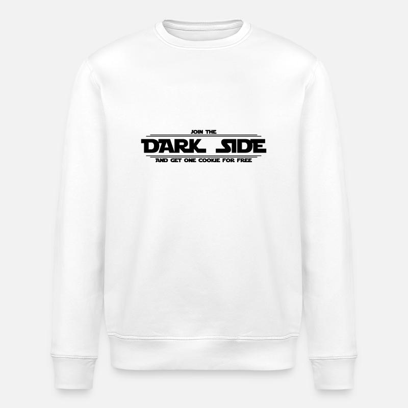 Darkside - Stanley/Stella ROLLER Unisex Organic Sweatshirt - white