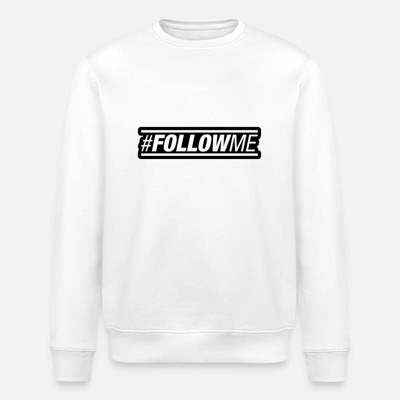 follow_me_ay1 - Stanley/Stella Unisex Bio-Sweatshirt ROLLER - Weiß