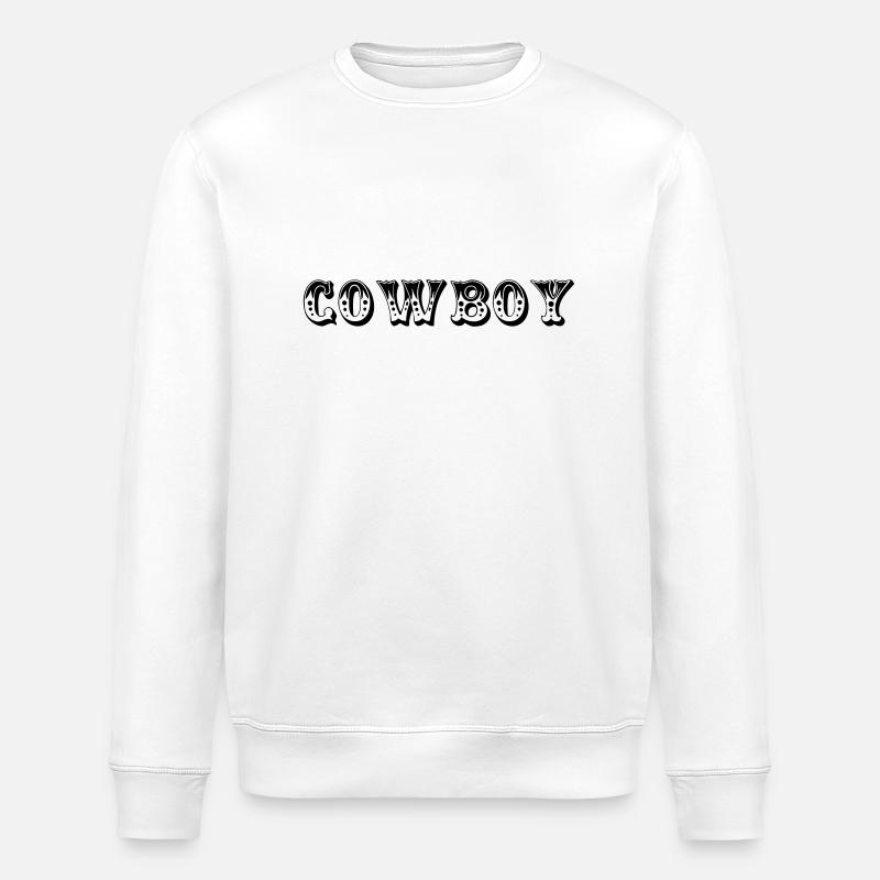 cowboy - Stanley/Stella Unisex Bio-Sweatshirt ROLLER - Weiß