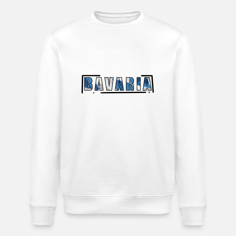 Bayern _ 02 - Stanley/Stella Unisex Bio-Sweatshirt ROLLER - Weiß