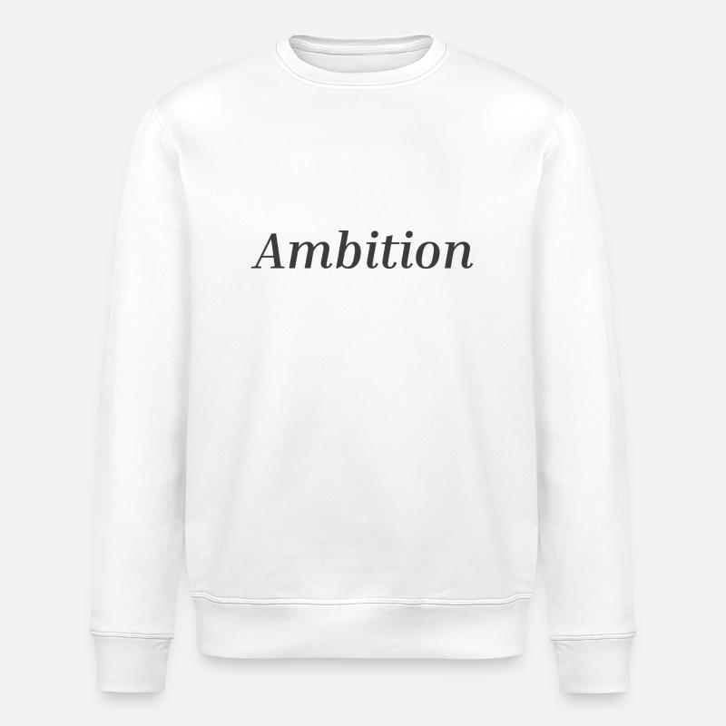 Ambition 1 - Stanley/Stella ROLLER Unisex Organic Sweatshirt - white