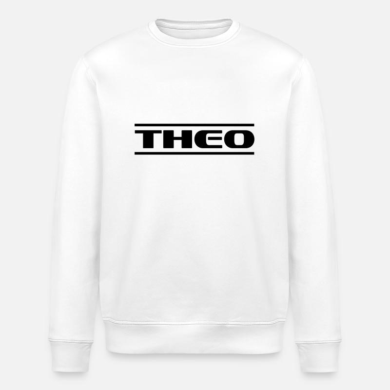 Théo Nom - Sweat bio ROLLER Stanley/Stella Unisexe - blanc