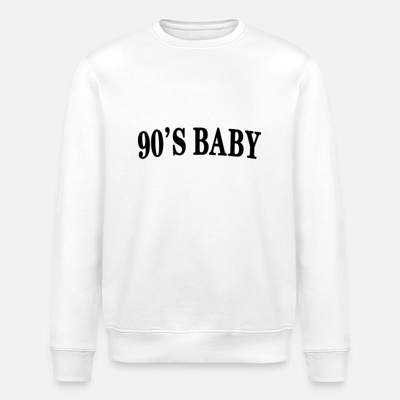 bébé des années 90 - Sweat bio ROLLER Stanley/Stella Unisexe - blanc