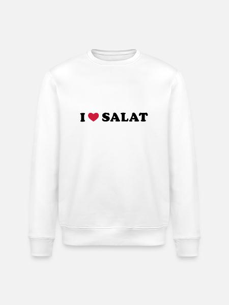 J'aime salade - Sweat bio ROLLER Stanley/Stella Unisexe - blanc