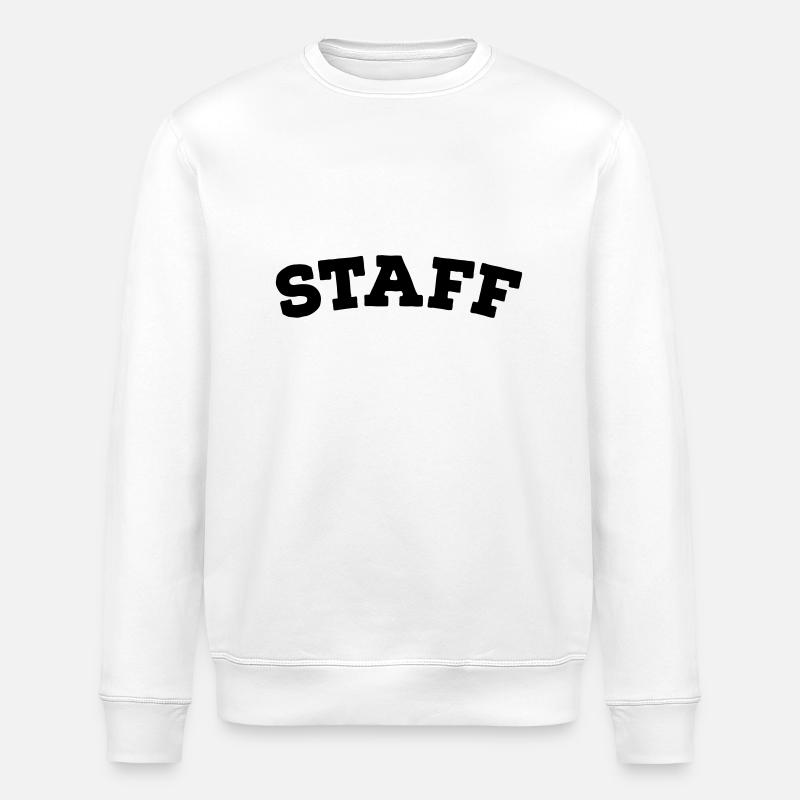 Staff - Stanley/Stella Unisex Bio-Sweatshirt ROLLER - Weiß