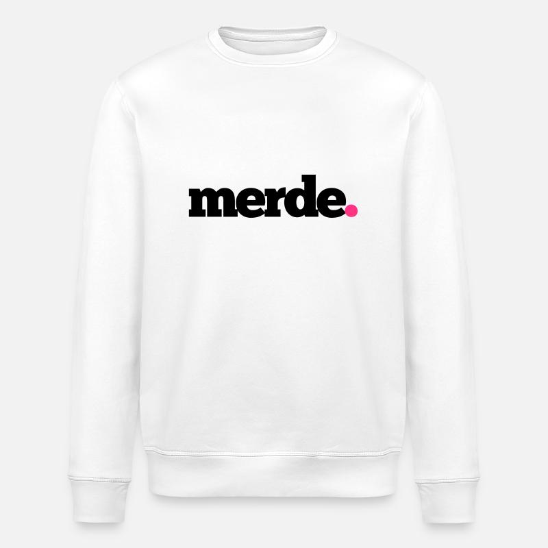 Merde - Stanley/Stella Unisex Bio-Sweatshirt ROLLER - Weiß