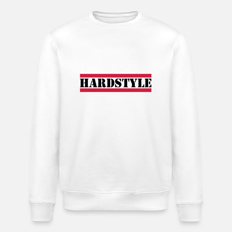 Hardstyle - Stanley/Stella Unisex Bio-Sweatshirt ROLLER - Weiß