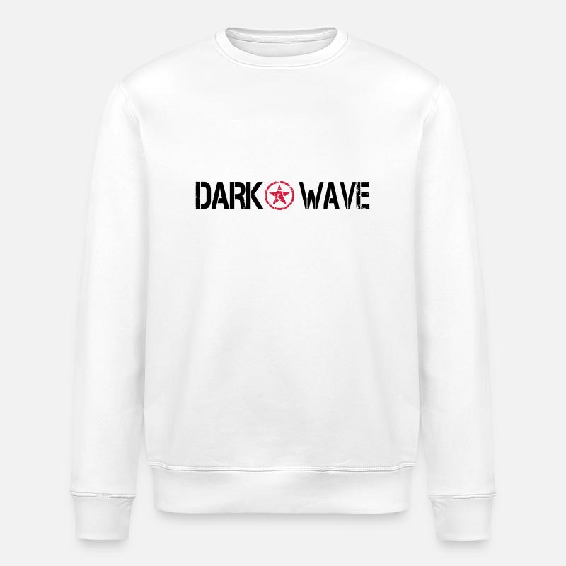 dark wave - Stanley/Stella Unisex Bio-Sweatshirt ROLLER - Weiß