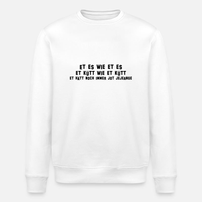 Et comme il et - Sweat bio ROLLER Stanley/Stella Unisexe - blanc