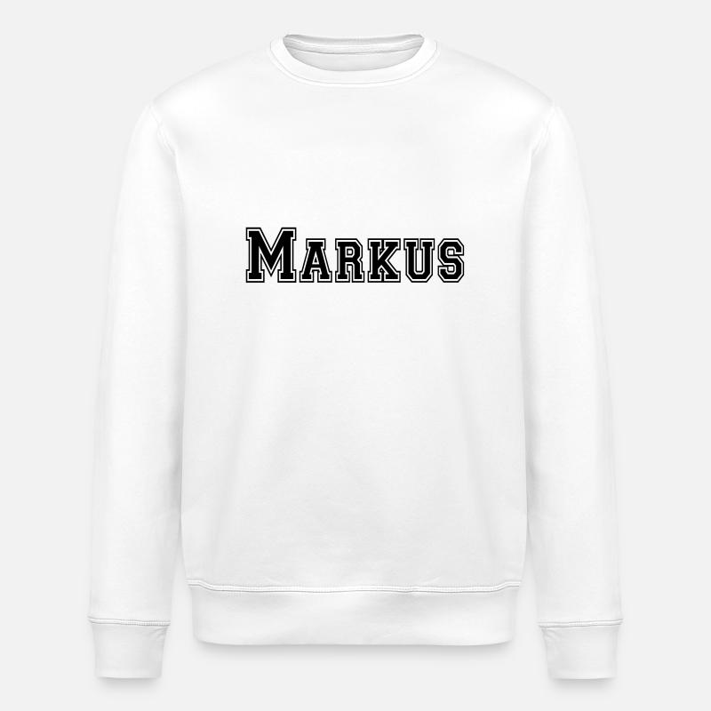 markus - Stanley/Stella ROLLER Unisex Organic Sweatshirt - white