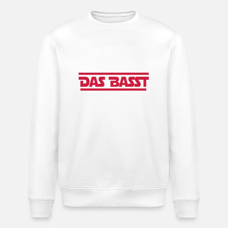Bassist - Stanley/Stella Unisex Bio-Sweatshirt ROLLER - Weiß