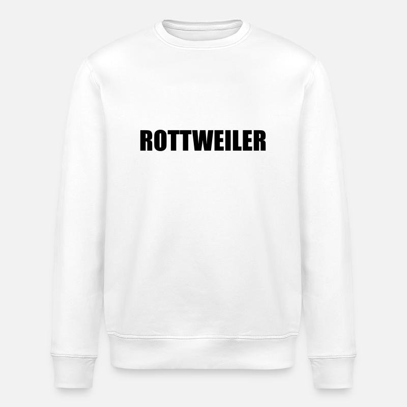 RottiMütze - Stanley/Stella Unisex Bio-Sweatshirt ROLLER - Weiß