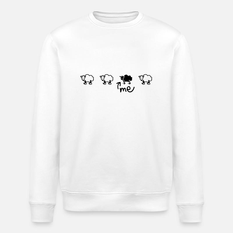 sheeps_2_f1 - Sweat bio ROLLER Stanley/Stella Unisexe - blanc