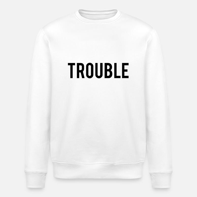 Double Trouble - Sweat bio ROLLER Stanley/Stella Unisexe - blanc