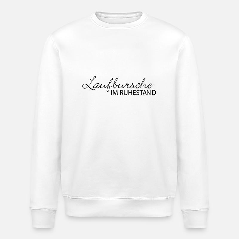 Laufbursche - Stanley/Stella Unisex Bio-Sweatshirt ROLLER - Weiß