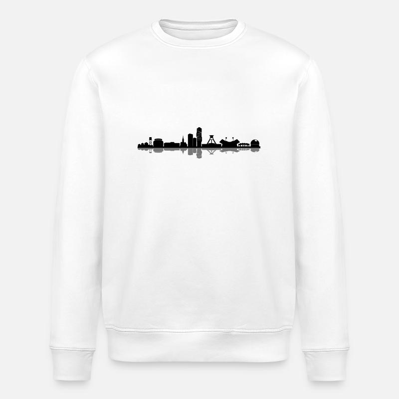 Skyline - Bochum - Stanley/Stella Unisex Bio-Sweatshirt ROLLER - Weiß