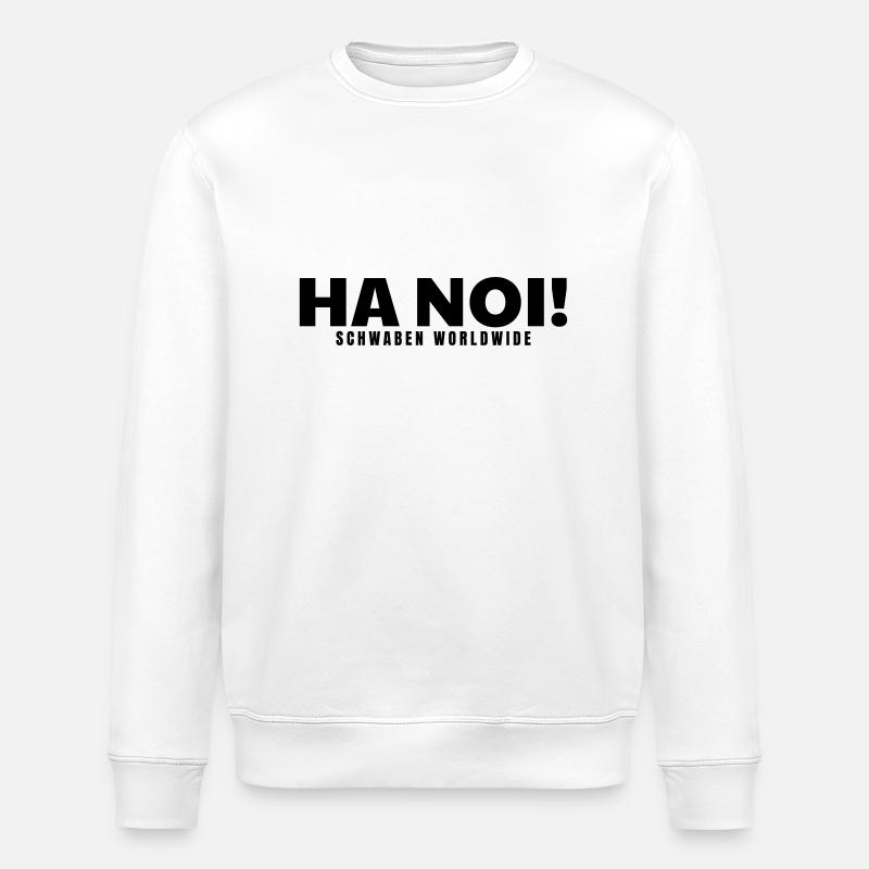 ha noi - schwäbisch - Stanley/Stella Unisex Bio-Sweatshirt ROLLER - Weiß
