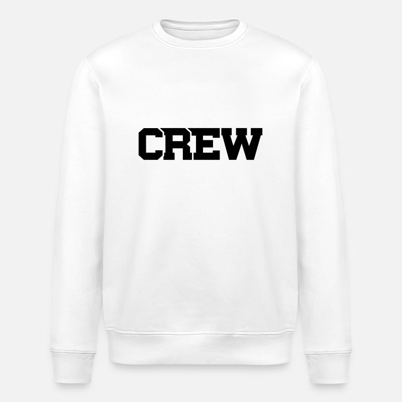crew - Stanley/Stella ROLLER Unisex Organic Sweatshirt - white