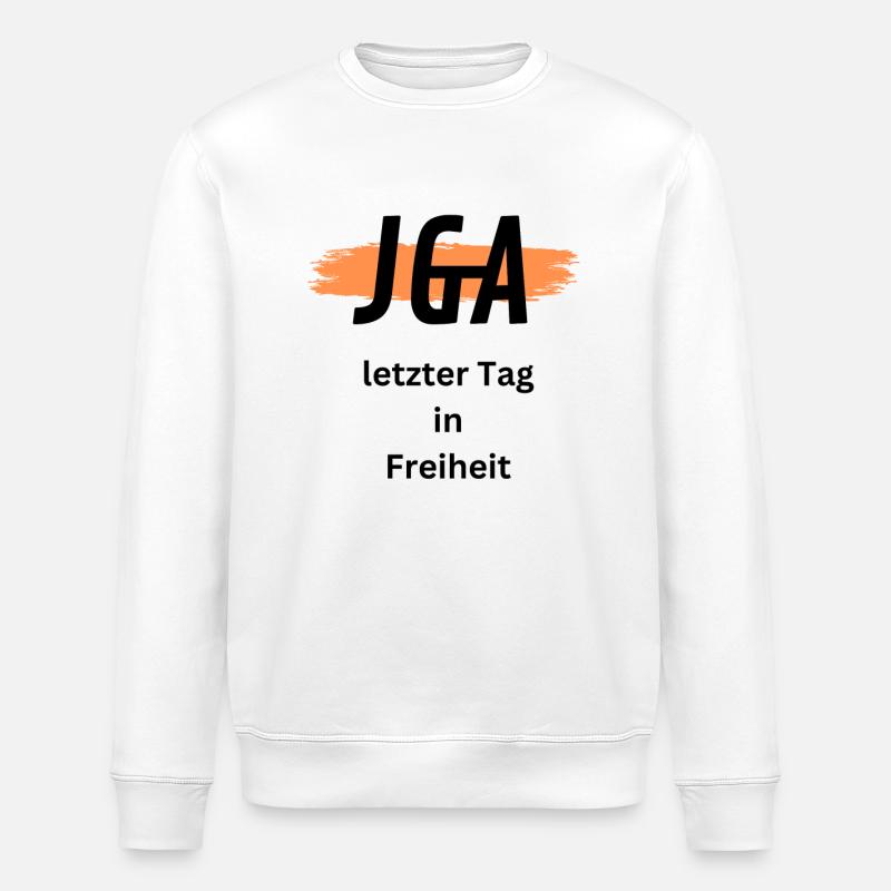 Junggesellenabschied - Stanley/Stella Unisex Bio-Sweatshirt ROLLER - Weiß