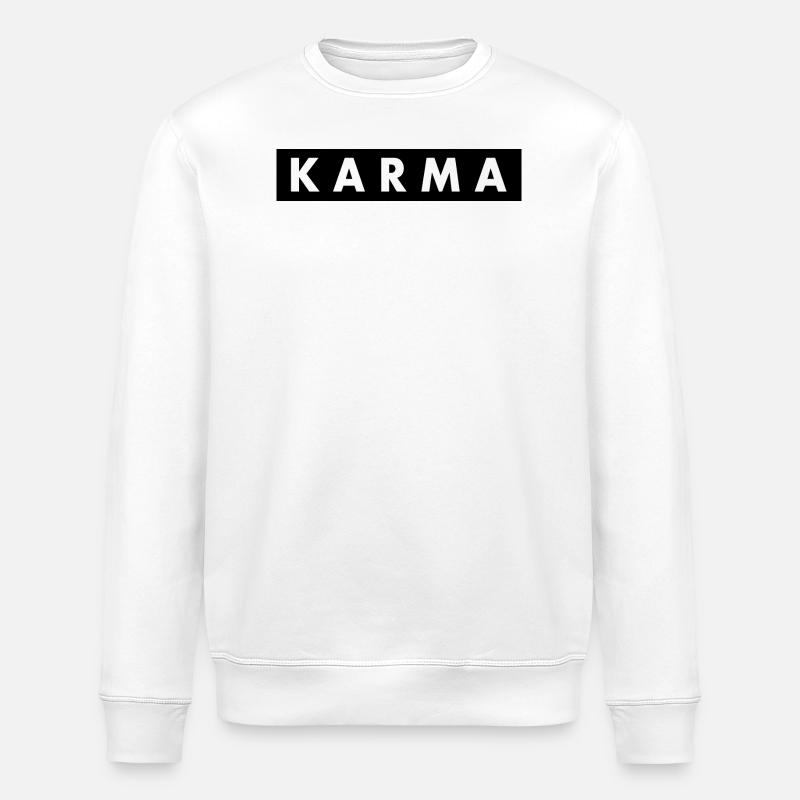 Karma - Stanley/Stella Unisex Bio-Sweatshirt ROLLER - Weiß
