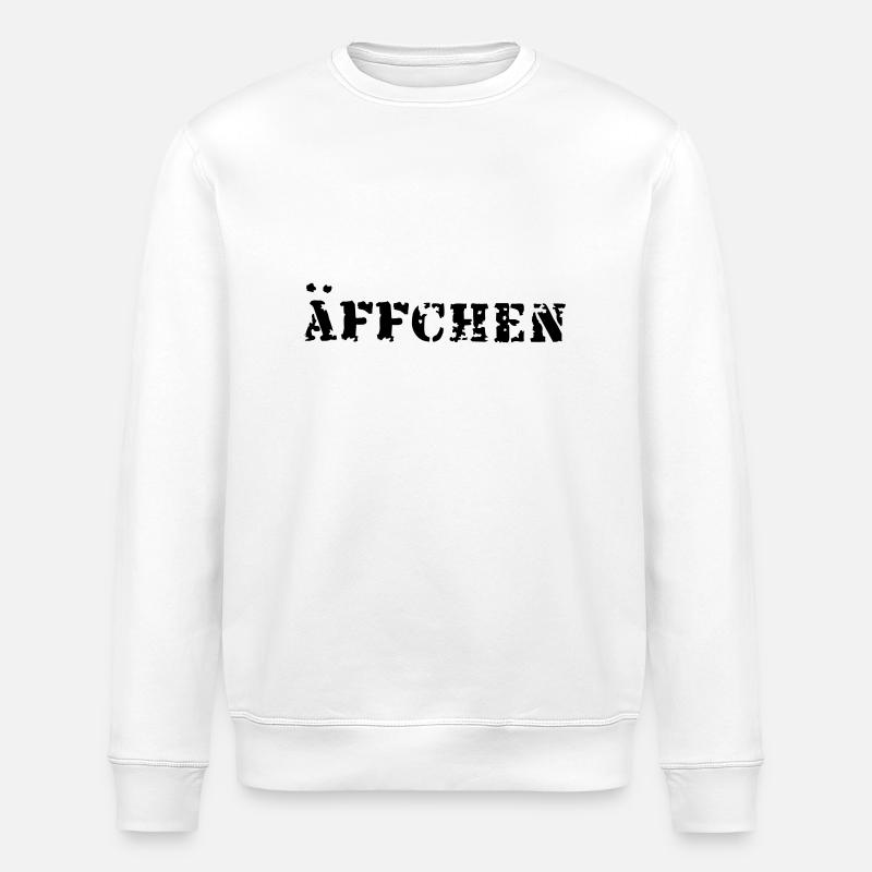 äffchen - Stanley/Stella Unisex Bio-Sweatshirt ROLLER - Weiß