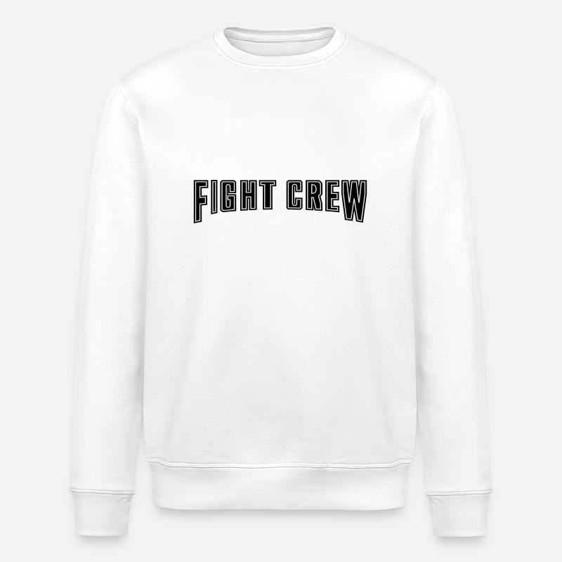 Fight CREW - Stanley/Stella Unisex Bio-Sweatshirt ROLLER - Weiß
