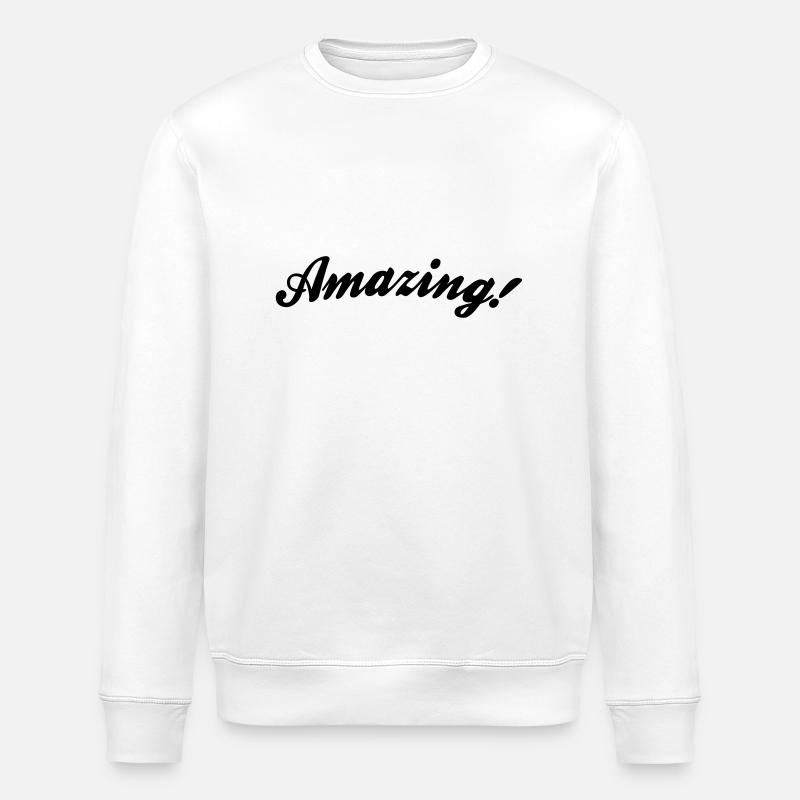 amazing - Stanley/Stella Unisex Bio-Sweatshirt ROLLER - Weiß