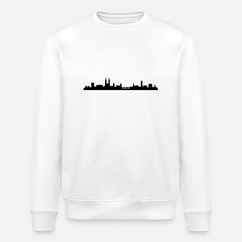 Skyline Basel - Stanley/Stella Unisex Bio-Sweatshirt ROLLER - Weiß