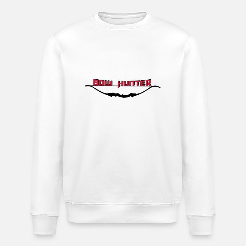 Bow Hunter 2 - Stanley/Stella Unisex Bio-Sweatshirt ROLLER - Weiß