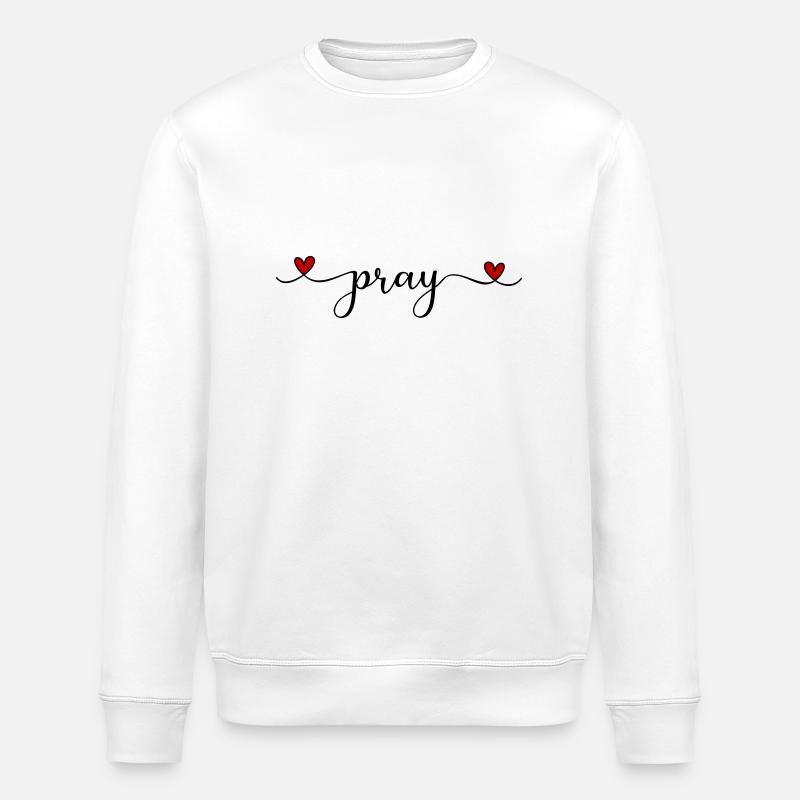 beten - Stanley/Stella Unisex Bio-Sweatshirt ROLLER - Weiß