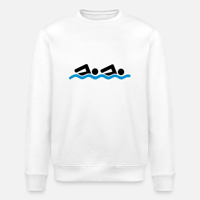 Équipe de natation - Sweat bio ROLLER Stanley/Stella Unisexe - blanc