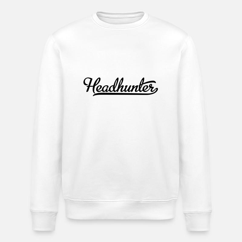 Headhunter - Stanley/Stella ROLLER Unisex Organic Sweatshirt - white