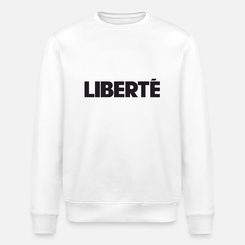 Liberte - Sweat bio ROLLER Stanley/Stella Unisexe - blanc