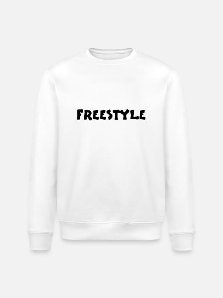 freestyle2_vec_1fr - Sweat bio ROLLER Stanley/Stella Unisexe - blanc