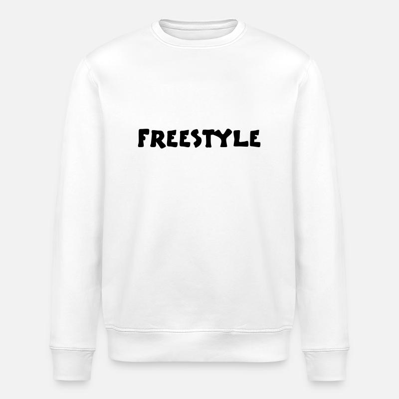 freestyle2_vec_1 - Stanley/Stella Unisex Bio-Sweatshirt ROLLER - Weiß