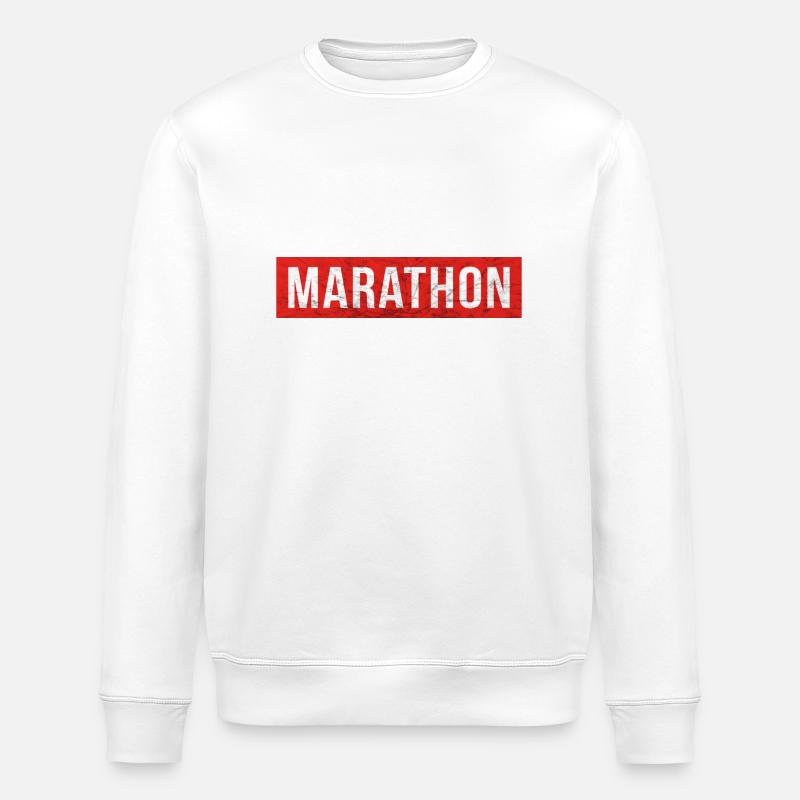 marathon - Sweat bio ROLLER Stanley/Stella Unisexe - blanc